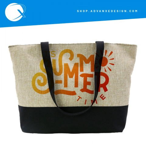 Borsa spiaggia in juta Hello Summer