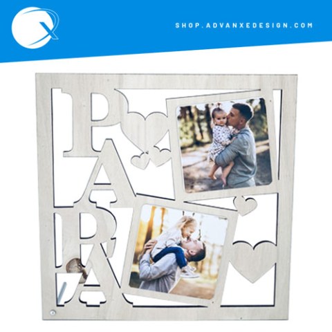 Cornice festa del papà da tavolo con foto personalizzate