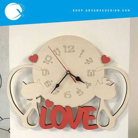 orologio-in-legno-gatti