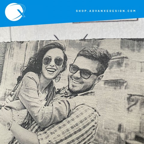 foto personalizzata su pietra ardesia