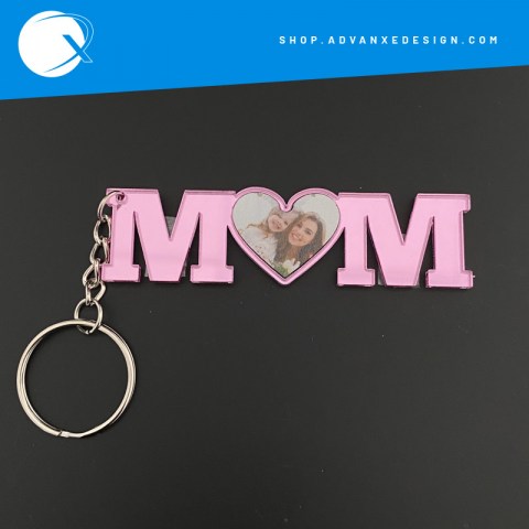 portachiavi festa della mamma fucsia