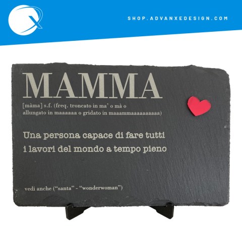 Pietra ardesia regalo festa della mamma