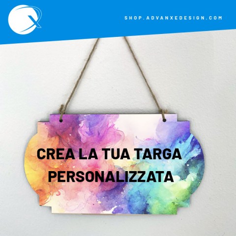 idea regalo festa dei nonni, targa in legno con stampata una dedica personalizzata