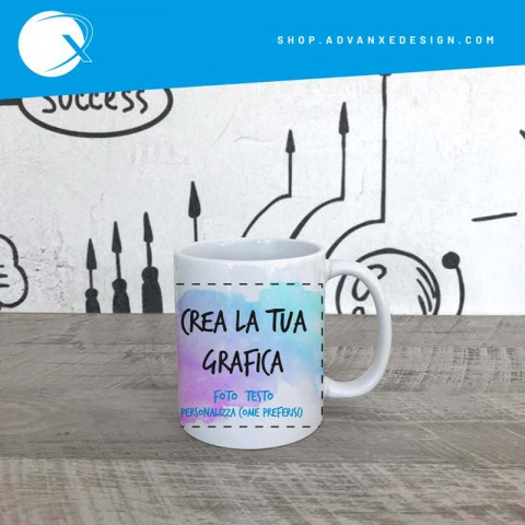 Tazza bianca personalizzata