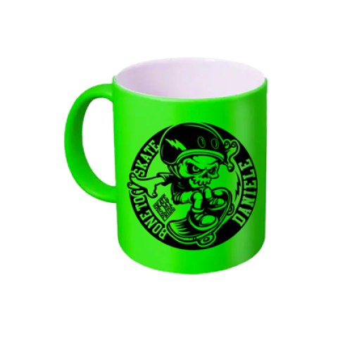 Mug in ceramica verde fluo