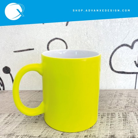tazza-fluo-giallo-personalizzata