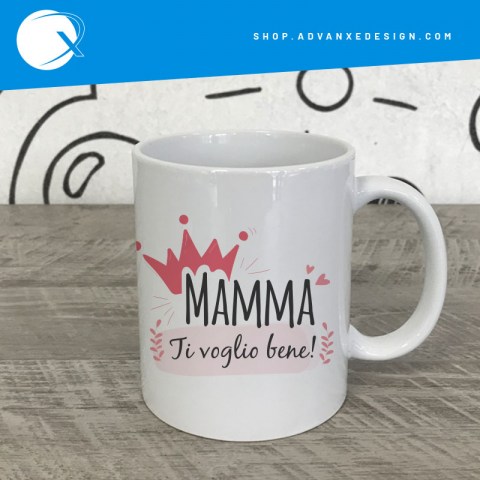 Tazza personalizzata Mamma ti voglio bene - Mug festa della mamma