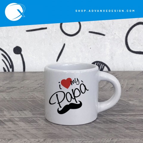 Tazzina caffè personalizzata festa del papà